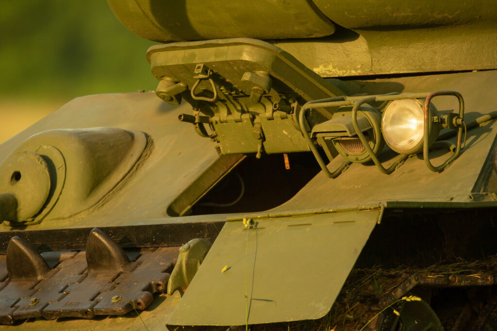 Drive authentic World War II Soviet T-34 tanks during guided armored vehicle experiences at Terra Bellum