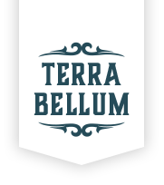 Terra Bellum brand logo badge design